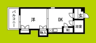 シオザキビル【5階】の間取り