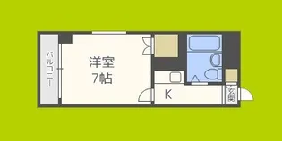 リッチハイツ城北【2階】の間取り