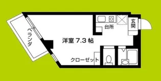 ナンバOMマンション【4階】の間取り