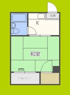 ホワイトシティ平野【3階】の間取り