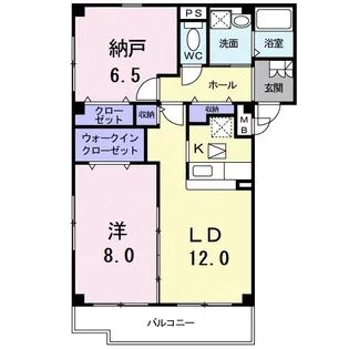 ファ−ストエステ−ト【1階】の間取り