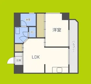 和光ハイマート上町【2階】の間取り