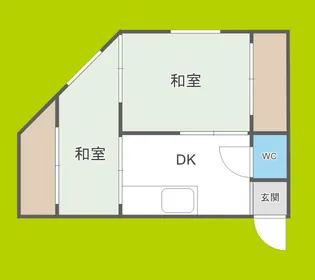 富士マンション【3階】の間取り