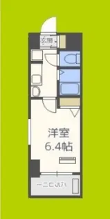 エステムコート梅田・天神橋リバーフロント【13階】の間取り