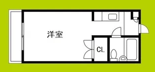 ヴェスタ天神橋【2階】の間取り