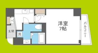 エグゼ阿倍野【10階】の間取り