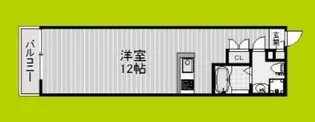 フェリオ南津守【4階】の間取り