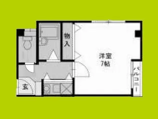 カーサゼブラ土佐堀【2階】の間取り