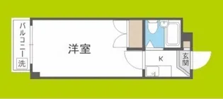 ロイヤル巽【6階】の間取り