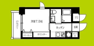 La CASA新深江【2階】の間取り
