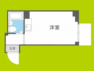 オーシャン恵美須【6階】の間取り