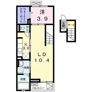 パル池田 1【4階】の間取り