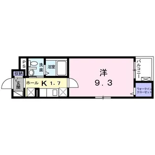 ピュアメゾン正雀【4階】の間取り