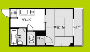ウィステリア粉浜【4階】の間取り