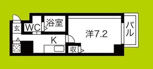 ZERO弁天【3階】の間取り