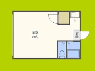 奥内土佐堀西マンション【4階】の間取り