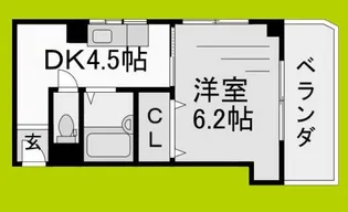 Rエンシンビル【3階】の間取り
