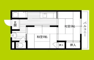 あさひマンション【3階】の間取り