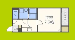 ディアコート巽南【3階】の間取り