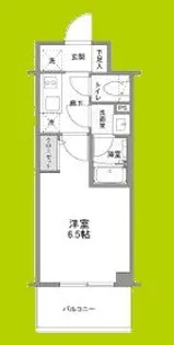 リヴェント難波ウエスト【10階】の間取り