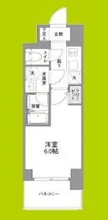 リヴェント難波ウエスト【6階】の間取り