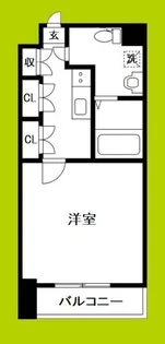 ラナップスクエア難波II【2階】の間取り