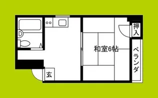スター21深江南【3階】の間取り