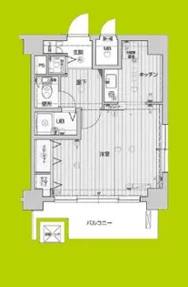 プレサンス難波東【11階】の間取り
