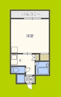 シェポールK&M【6階】の間取り