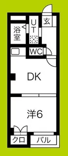 NYK針中野【2階】の間取り