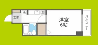 バローレ住之江【5階】の間取り