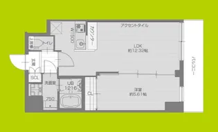 プレジオ西宮北口【2階】の間取り
