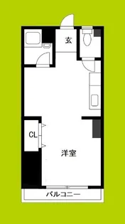 サニーハイツ長居【5階】の間取り