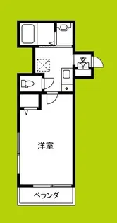 ル・プルミエ・シャピトゥル福島【5階】の間取り