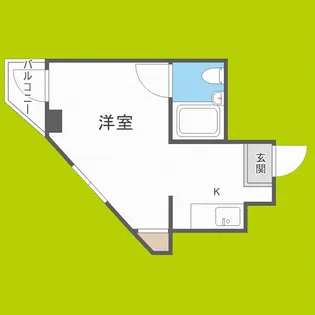 サンプラザ京橋【4階】の間取り