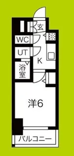 アクアプレイス天王寺II【9階】の間取り