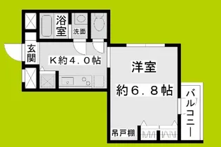 UNITY TAMADE【3階】の間取り