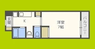 グランパレ【5階】の間取り