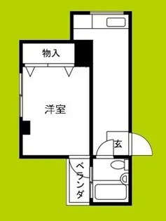 晃大ビル【4階】の間取り