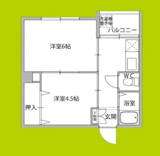 朝日ビル【5階】の間取り