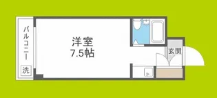 アミルIII番館【5階】の間取り