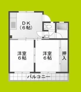 山陽マンション【2階】の間取り