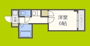 エステート鶴見【3階】の間取り