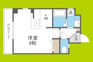 メイト鶴見【3階】の間取り