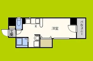 レジェンドール堺筋本町【9階】の間取り