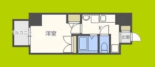 ラナップスクエア大阪城西【10階】の間取り