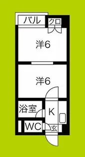 ユニオンビル【5階】の間取り