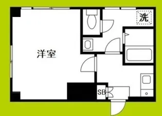 レガーレ谷町【1階】の間取り