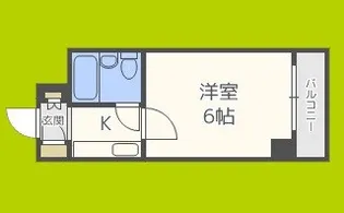 グラシア松屋町【8階】の間取り