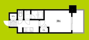 フォーリアライズ難波リアン【2階】の間取り